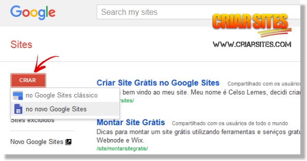 Como Criar um Site Grátis no Novo Google Sites - Passo a Passo